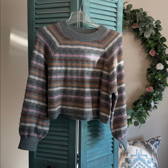 Striped Multicolor Sweater - Picture 1 of 2